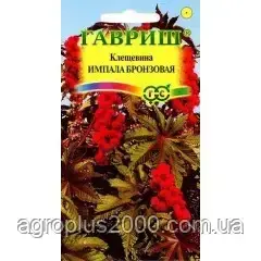 Насіння Клещевина Імпала Бронзове 5 насіння Гавріш, фото 1
