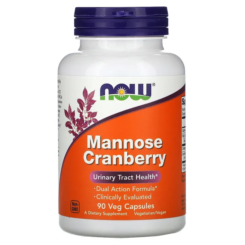 Mannose Cranberry Now Foods 90 капсул