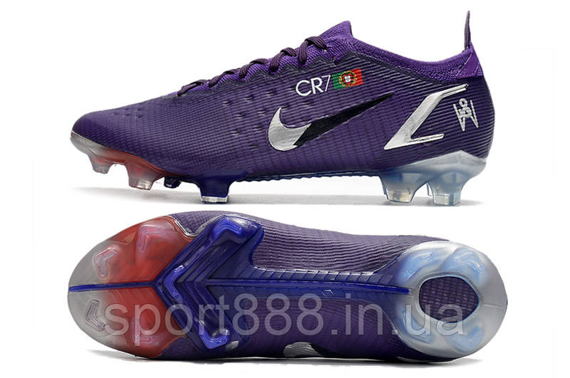 Eur39-45 Бутси футбольні Nike Mercurial Dream Speed Vapor 14 Elite + FG Purple Siver Найк 14