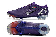 Eur39-45 копы футбольные Nike Mercurial Dream Speed Vapor 14 Elite + FG Purple Siver Найк 14 бутсы