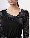 Віскозна блузка кофта з асиметричним вирізом "Хлоя", жіноча повсякденна блузка L,XL,XXL,3XL,4XL,, фото 2