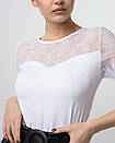 Віскозна блузка кофта із сіточкою великого розміру "Олівія", жіноча батальна блузка L,XL,XXL,3XL,4XL,, фото 8