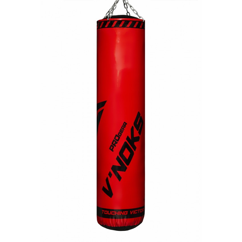 🔥 Боксерський мішок V'Noks Gel Red 150 см 50-60 кг, червоний + ланцюга у подарунок!🎁