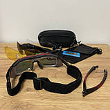 Спортивні окуляри, окуляри для військових, окуляри для їзди на велосипеді, окуляри зі змінними лінзами, захисні окуляри, фото 4