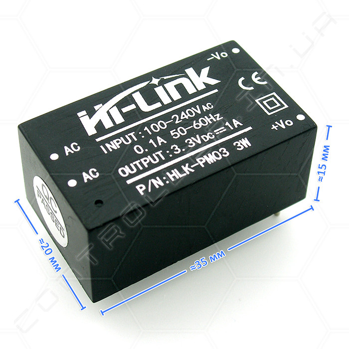 Додаток блока живлення HPK-PM03 TSP-03 3W 1A 3,3В