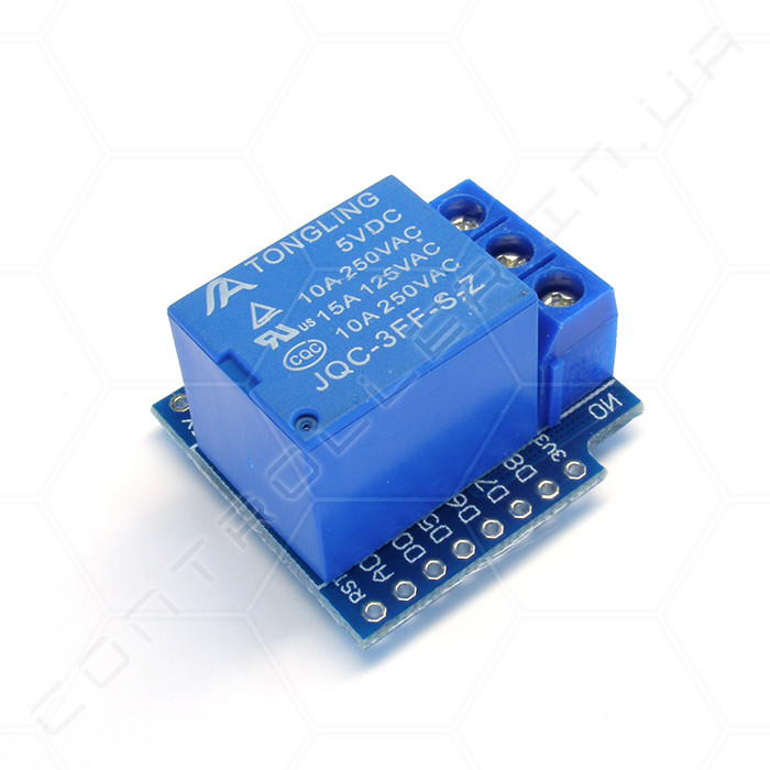 Додаток реле одноканального для WeMos D1 mini 5В