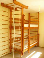 Двоповерхові ліжка, шведськи стінки та ліжко чердак - Двухъярусные кровати шведские стенки 8