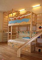 Двоповерхові ліжка, шведськи стінки та ліжко чердак - Двухъярусные кровати шведские стенки 23