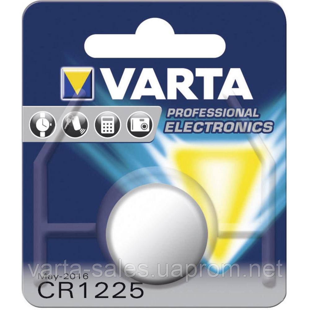 Батарейка Varta CR1225 (lithium-литиевая) - фото 1 - id-p259893864