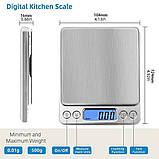 Кишенькові електронні ваги T500 Digital Jewelry Pocket Scale від 0,01 до 500 гр., фото 2