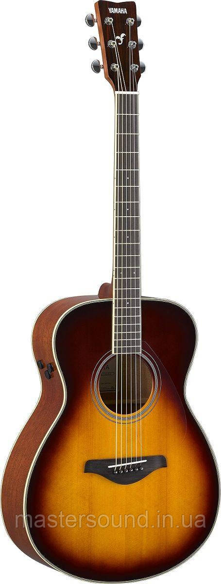 Електро-акустична гітара Yamaha FS-TA TransAcoustic (Brown Sunburst), фото 1