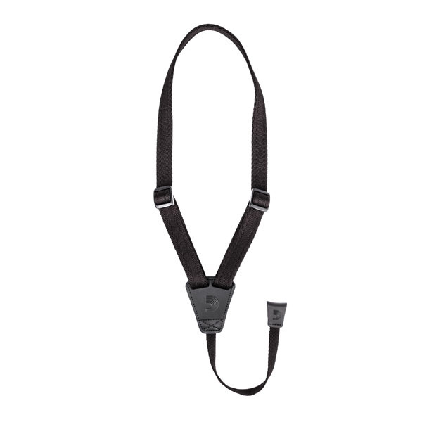 Ремінь для укулеле D'ADDARIO 19UKE00 ECO-COMFORT UKULELE STRAP (BLACK), фото 1