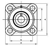Підшипник UCF208/H (SKF) Італія, фото 2