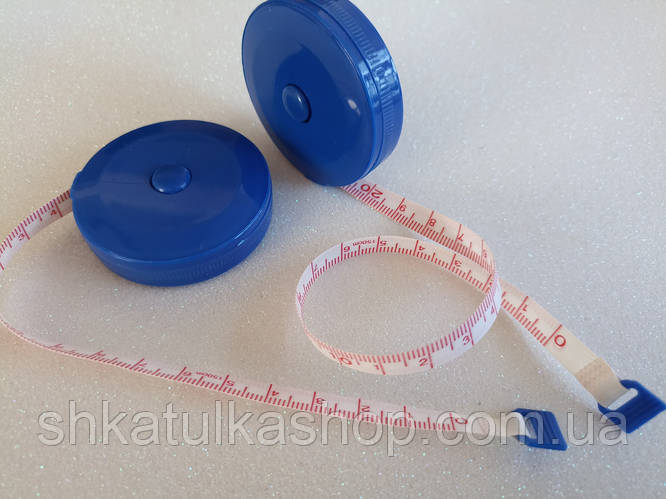 Купить Сантиметр в рулетке 0.8см/150см синий, цена 19.95 грн — Prom.ua ...
