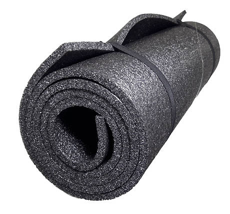 Армійський каремат 2000х600х10 мм великий довгий килимок темного кольору, фото 1