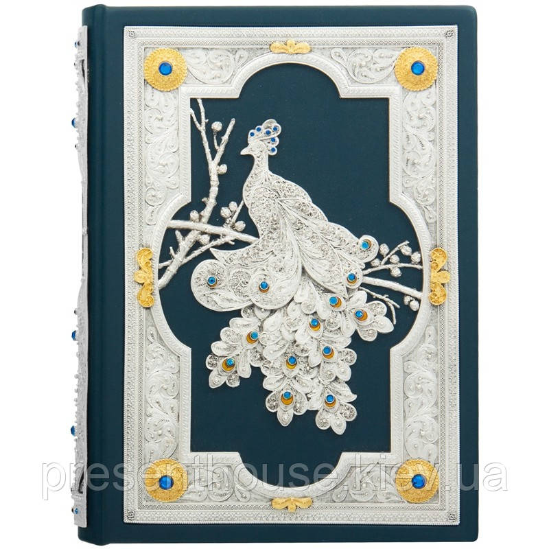 Шкіряна подарункова книга "Рубаї" Омар Хайям, фото 1