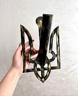 Тримач для прапора у формі Герба (металевий) одинарний