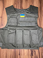 Жилет розгрузочный плитоноска CORDURA 2 в 1 тактический цвет GREY OLIVA