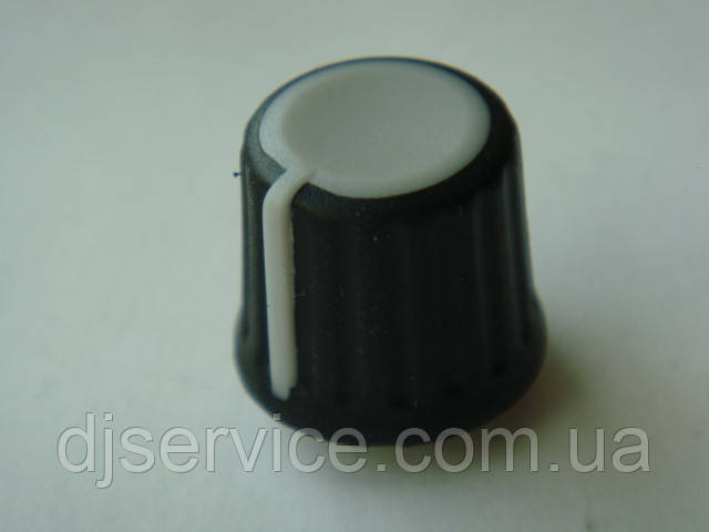 Ручка (гума) потенціометра 15.5x16mm з ніжкою для пультів, колонок, фото 1