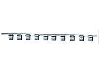 Intertool ET-6007 Планка крепления головок 1/2" на 10 предметов , 260мм ET-6007 Intertool ET-6007 Планка крепления головок 1/2" на 10 предметов , 260мм