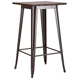 Кофейний стіл у вітальню Slash чорний / кава AMF