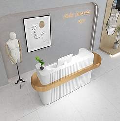 Стійка адміністратора. Модель RD-4486 Білий, 100х60х100 см