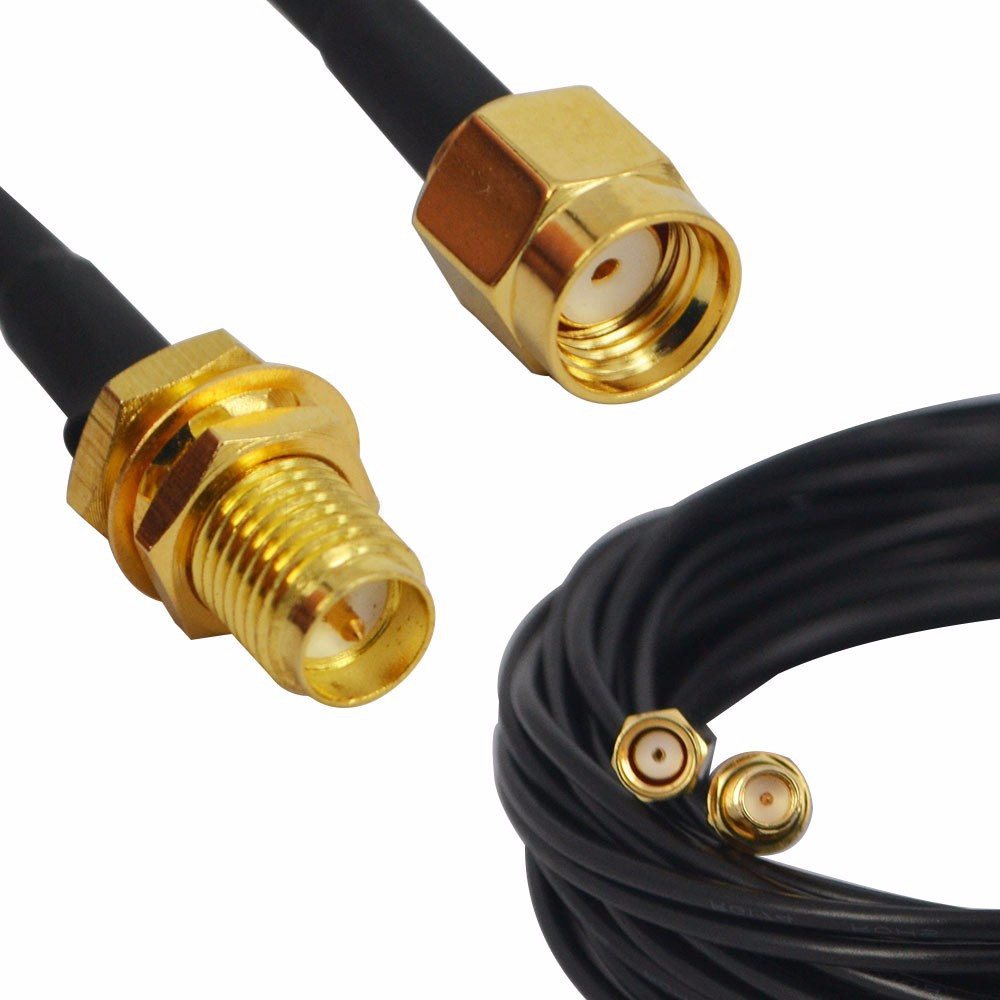 Купить Кабель 3м удлинитель Wi-Fi RP-SMA, коаксиал, антенна, цена 105 ...