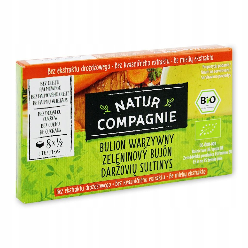 Кубики бульону ОВОЧЕВІ Natur Compagnie, 126 гр