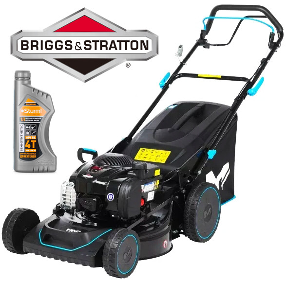 Газонокосарка бензинова з приводом MacAllister B&S 550 E 46 cm, фото 1