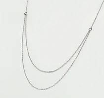 Ланцюжок Xuping 36743, ширина 0,5мм, довжина 42+3см, позолота БЗ