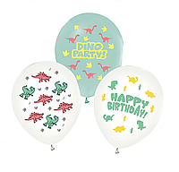 Воздушные шарики с Динозаврами Dino Party | Разноцветный