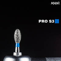 Алмазний бор сливка PRO-S3 (ISO 277/023) синій.