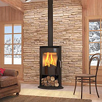 Піч, камінофенColor D2 FG + основа для підлоги з каменю