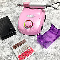 Фрезер для маникюра и педикюра Nail Master ZS-603 65 Вт 45 000 об/мин розовый