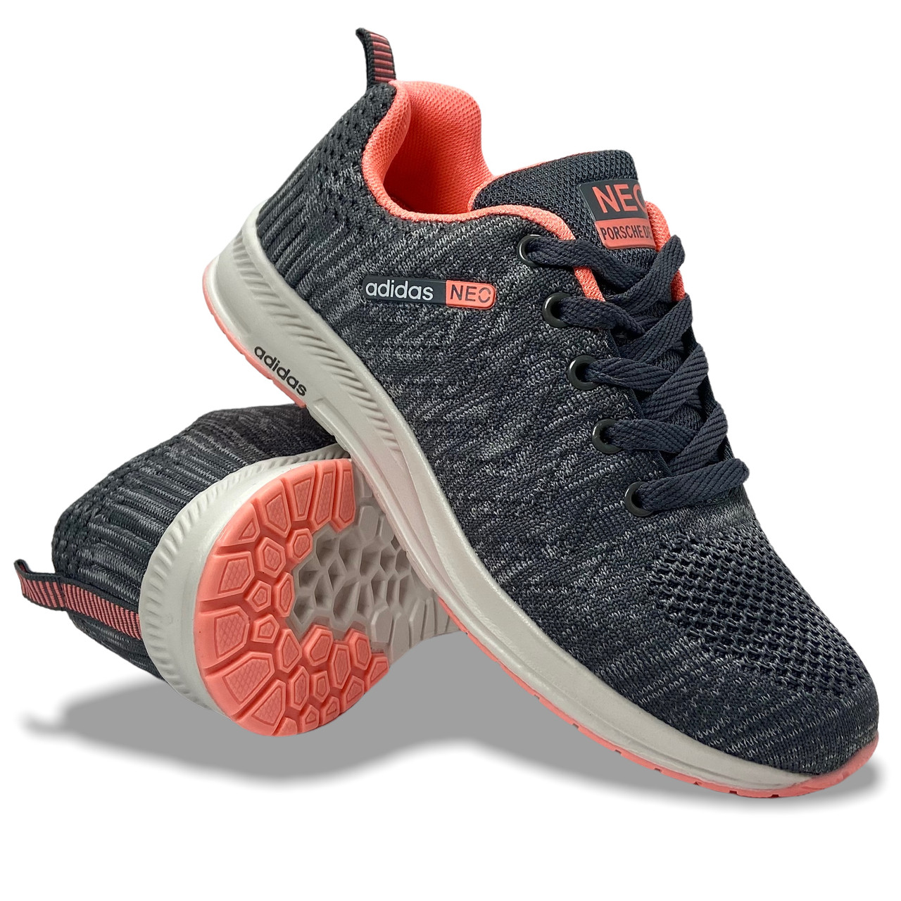 Кросівки Adidas  жіночі літні текстильні сітка сірі демі весна/літо