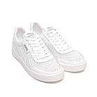 Чоловічі шкіряні шкіряні кеди Puma FERRARI літні з перфорацією стильні повсякденні літні кеди, фото 4