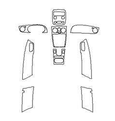Комплект викрійок для салону BENTLEY CONTINENTAL 2016-2017