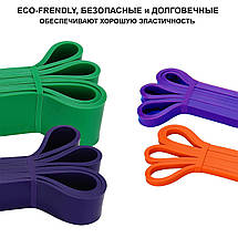 Гумова петля для фітнесу еспандер гумовий для тренувань Newt Pro Loop Bands 16-32 кг, фіолетова, фото 3