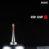 Алмазний бор «слівка» CD-55F (ISO 254/008) червоний.