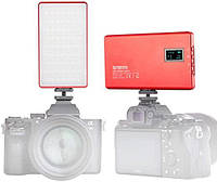 Светодиодный светильник для видеосъемки T12 Mini Camera Light (красный)