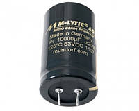 Конденсатор Mundorf MLGO80-10000  алюминиевый MLytic AG 10000 мкФ 20% 80 В audio; 35x50 мм; pitch = 10 мм;