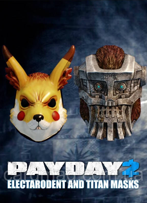 PAYDAY 2: Electarodent and Titan Masks (Ключ Steam) для ПК