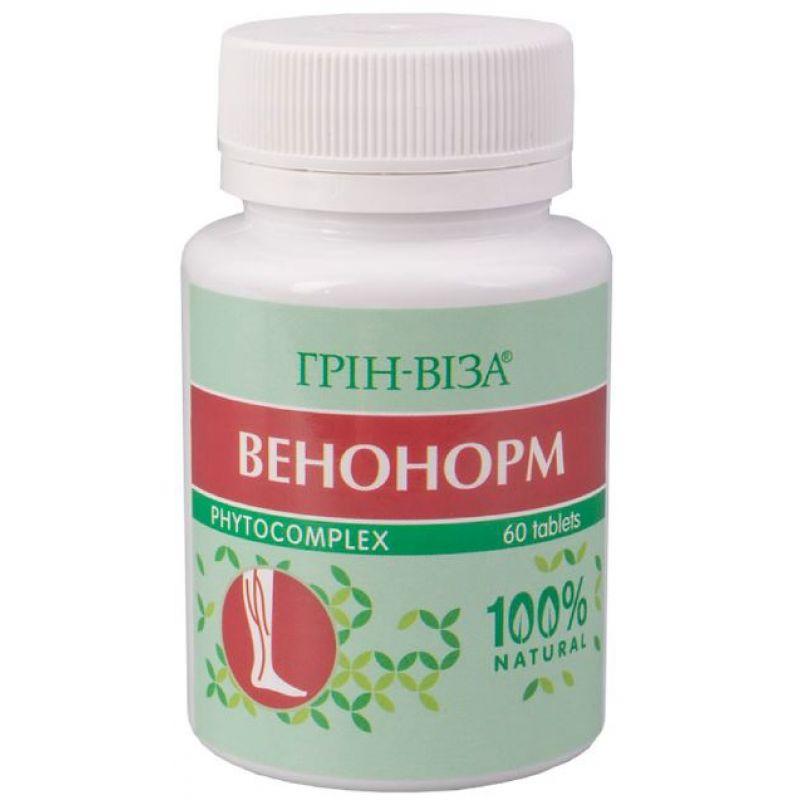 Венонорм таблетки для судин Грін віза, фото 1