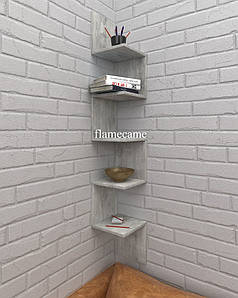 Полиця кутова настінна NF-21 Бетон