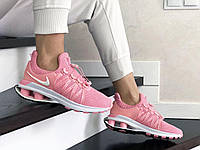 Женские яркие легкие кроссовки розовые сетка Nike Shox Gravity только 36 39 40 размер, найк