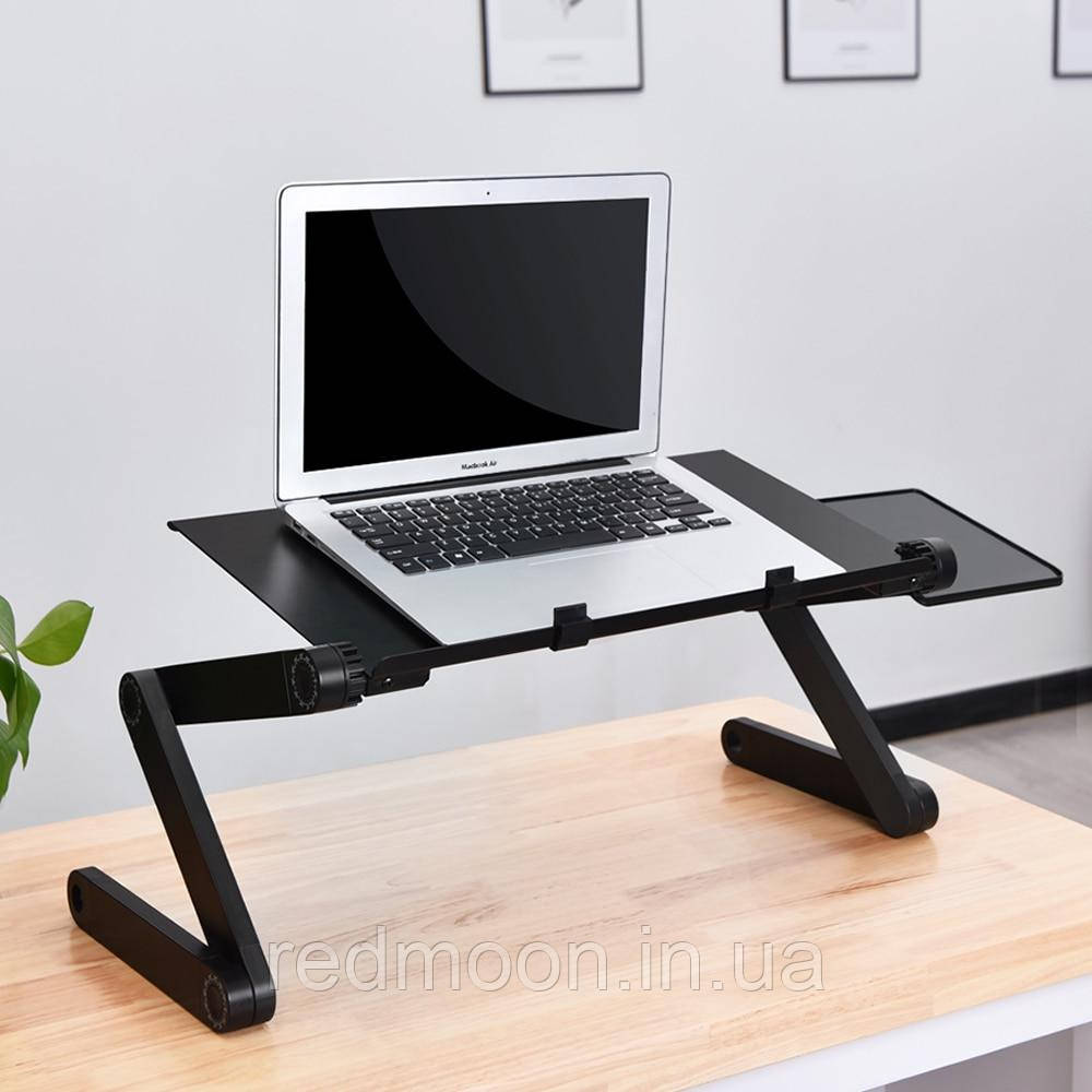Стол-подставка для ноутбука с охлаждением USB, до 25кг T8 / Переносной ...