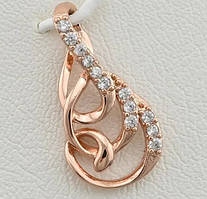 Кулон Xuping для тонкого ланцюжка, розмір 23*12мм, позолота РО