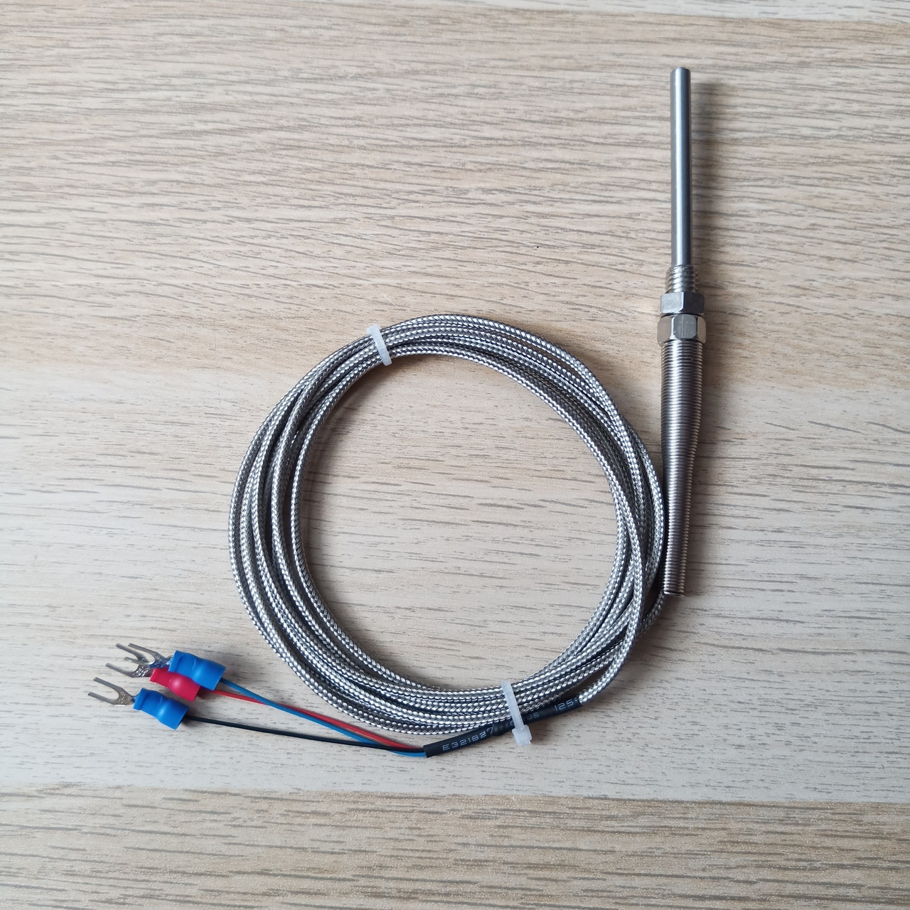 Датчик температуры Pt100 50 мм (термосопротивление) для ПИД ...