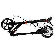 Самокат Scale Sports SS-04 Чорний двоколісний на дискових гальмах BF, фото 5