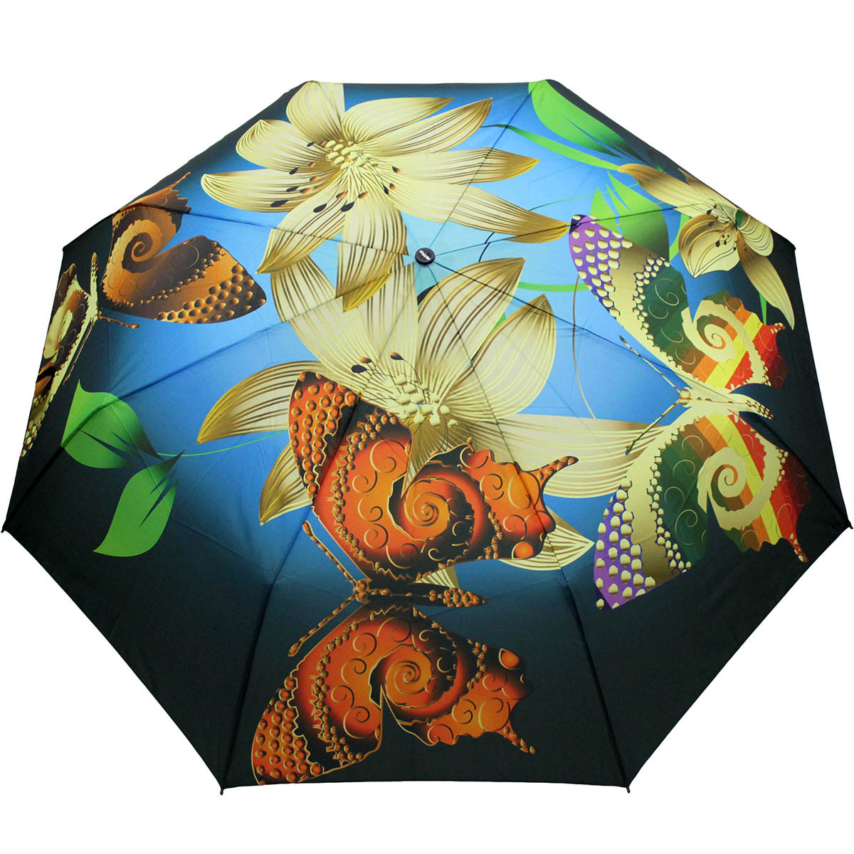Жіночий зонтик Doppler Метелики ART ( повний автомат ), арт. 746165 SL